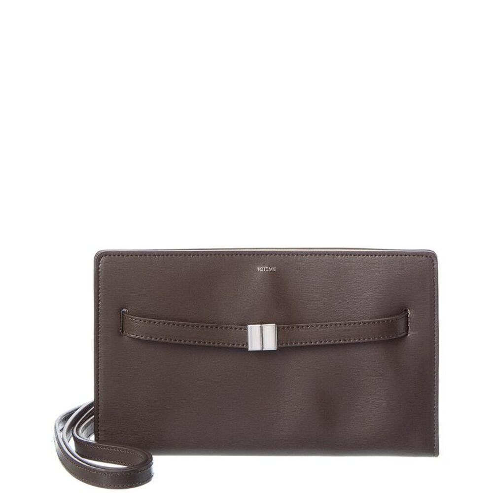 Toteme Leather Crossbody, Brown
